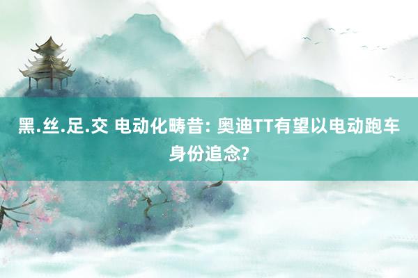 黑.丝.足.交 电动化畴昔: 奥迪TT有望以电动跑车身份追念?